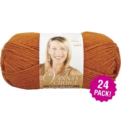 Multipack of 24 - Lion Brand Vanna's Choice Yarn-Rust