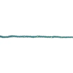 Kurt Adler LED Lighted Teal Cotton Rope with Timer - Warm White - 9.8 feet Blue