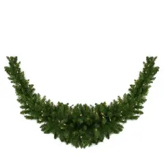 Northlight Pre-Lit Eastern Pine Artificial Christmas Swag - 60" - Clear Lights Green
