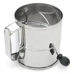 Fox Run Flour Sifter, Stainless Steel, 8-Cup