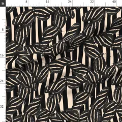 Various Fabrics by the Yard or Fat Quarter Striped Butterfly Zebra Maximalist Whimsical Scattered Custom Printed Fabric by Spoonflower