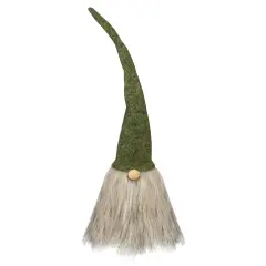 Northlight Christmas Gnome Figure with Long Pointy Hat - 14" - Green