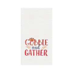 Gobble & Gather Embroidered & Waffle Weave Kitchen Dishtowel