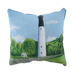 Betsy Drake Huntington Island In/Outdoor Decorative Throw Pillow 16in.X20in.