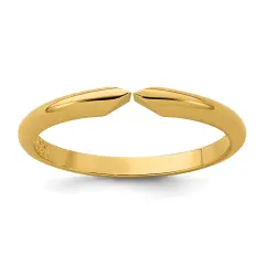 14K Gold 6 Prong Half Round Ring Shank