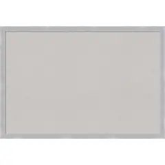 Grace Narrow Framed Corkboard, Grey Cork Nickel