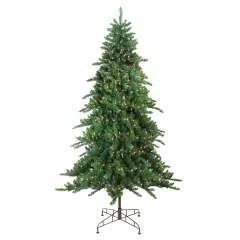 Northlight 7.5' Pre-Lit Medium Eden Spruce Artificial Christmas Tree - Clear Lights Green