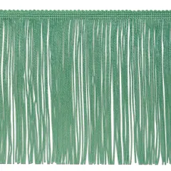10 Yards of 6" Chainette Fringe Trim | 10 yard cut Mint Green