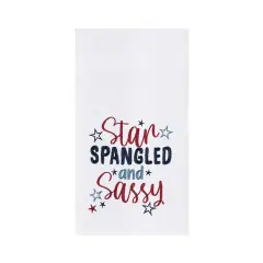 Star Spangled And Sassy 4th of July Kitchen Towel