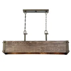 Winchester 4-Light Trestles Mounted Trestle Light Fixture in Bronze Finish