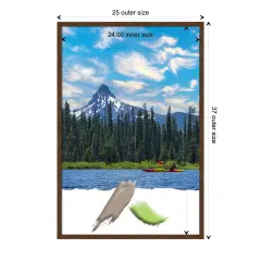Carlisle Narrow Wood Picture Frame, Photo Frame, Art Frame Carlisle Brown