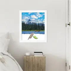 Cabinet White Narrow Picture Frame, Photo Frame, Art Frame