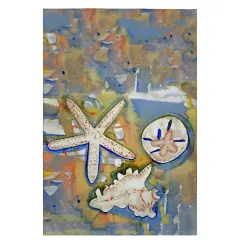 Betsy Drake Beach Treasures Guest Towel