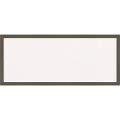 Svelte Wood Framed Corkboard, White Cork Clay Grey