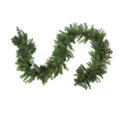 Northlight Dakota Red Pine and Pinecone Artificial Christmas Garland - 50' x 12" - Unlit Green