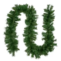Northlight 9' x 10" Chatham Pine Artificial Christmas Garland, Unlit Green