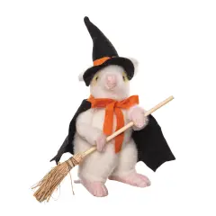 Wizard Mouse Cute Halloween Figurine