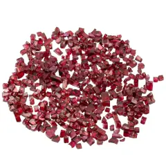Ruby Red Reflective Fire Glass for Arts and Crafts