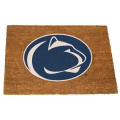 Memory Company NCAA Penn State Nittany Lions Rectangular Coir Door Mat 29.5" x 19.5" Brown