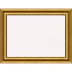 Parlor Framed Corkboard, White Cork Gold