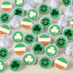 Big Dot of Happiness St. Patrick's Day - Saint Paddy's Day Party Small Round Candy Stickers - Party Favor Labels - 324 Count