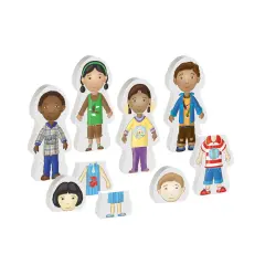 Kaplan Early Learning Company Multicultural Friends Puzzles - Set of 6