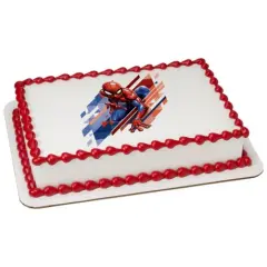 Marvel Spider-Man Great Responsibility Edible Cake Image PhotoCake