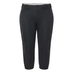 Alleson Athletic&reg; Women's Belt Loop Fast-Pitch Pants Black