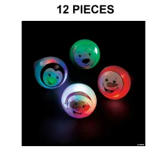 Light-Up Flashing Christmas Rings - 12 Pc.