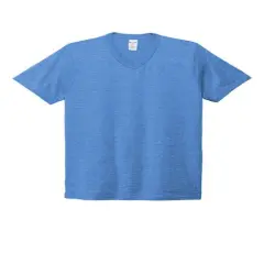 Allmade&reg; Unisex Tri-Blend V-Neck Tee Azure blue