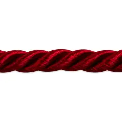 10 yards of Charlotte 3/16" Twisted Cord Trim | 10 yard cut Red