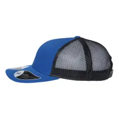Atlantis Headwear&reg; Sustainable Trucker Cap Royal/ black