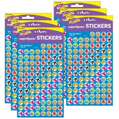 Sea Buddies&trade; superSpots&reg; Stickers, 800 Per Pack, 6 Packs