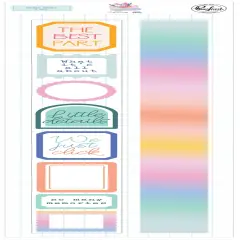 Pinkfresh Studio Washi Tape 1"X11yd 2/Pkg-The Simple Things