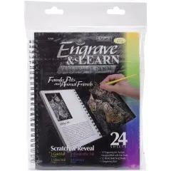 Royal & Langnickel(R) Engraving Art Travel Book-Family Pets & Animal Friends