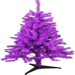 Tree Buddees Purple Halloween/Christmas Tree 4 Feet Tall Decoration