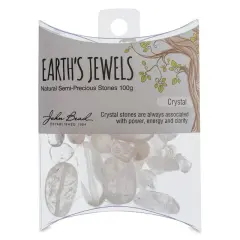 Earth's Jewels Crystal Quatz Natural Stone Bead Assortment