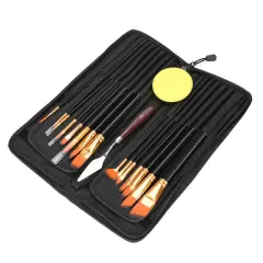 15Piece Acrylic Paint Brushes Set
