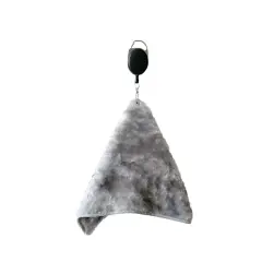 100% Viscose (Vegetable Fiber) Premium Quality Golf Towel Gray