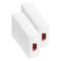 Creative Inspirations Stretched Canvas Packs - Multipack Low Cost Stretched Canvas for Artists, Painting, Professionals, & More! - [50 Pack - 8x20"]