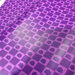 Grape Checkers Smooth vinyl