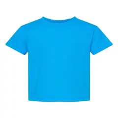 Rabbit Skins&reg; Toddler Cotton Crewneck Short Sleeve Jersey T-Shirt -3301T Turquoise