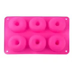Kitcheniva Silicone Donut Molder Hot pink