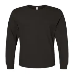 High-Quality Long Sleeve T-Shirt for Adult Black ink