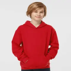 7.5 oz Cotton/Polyester Blend Pouch Pocket Hooded Sweatshirt