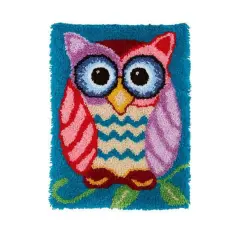 Latch Hook Rug Kit Owl