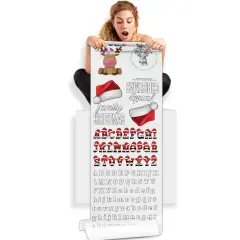 Alphabet Festive DTF Gang Sheets - High-Quality 22x60 for Personalization