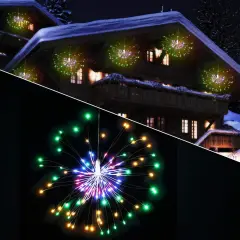 Firework LED String Lights - 8 Modes Remote Control Multicolor