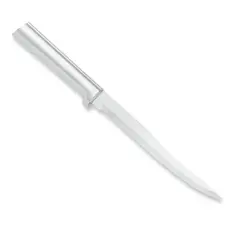 Rada Cutlery Carving/Boning Knife to Carve, Skin, and Debone Meats, Stainless Steel with Solid Aluminum Handle