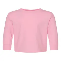 Rabbit Skins Toddler Cotton Jersey Long Sleeve T-Shirt - 3311 Pink